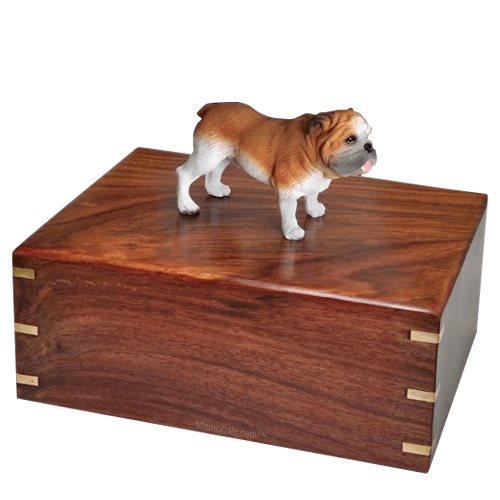 Standing Bulldog Doggy Urns